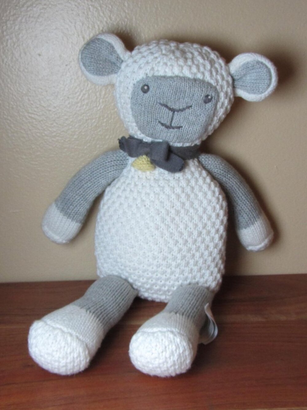 plush zubels lamb baby Lola 2021 hand knit (W6823)
